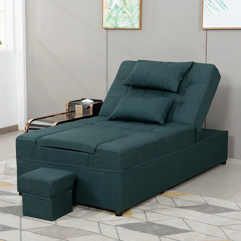 

Foot Stool Pedicure Manicure Chair Pink Nail Salin Spa Station Massage Salon Dining Chaise Customer Waiting Products Prosthetic