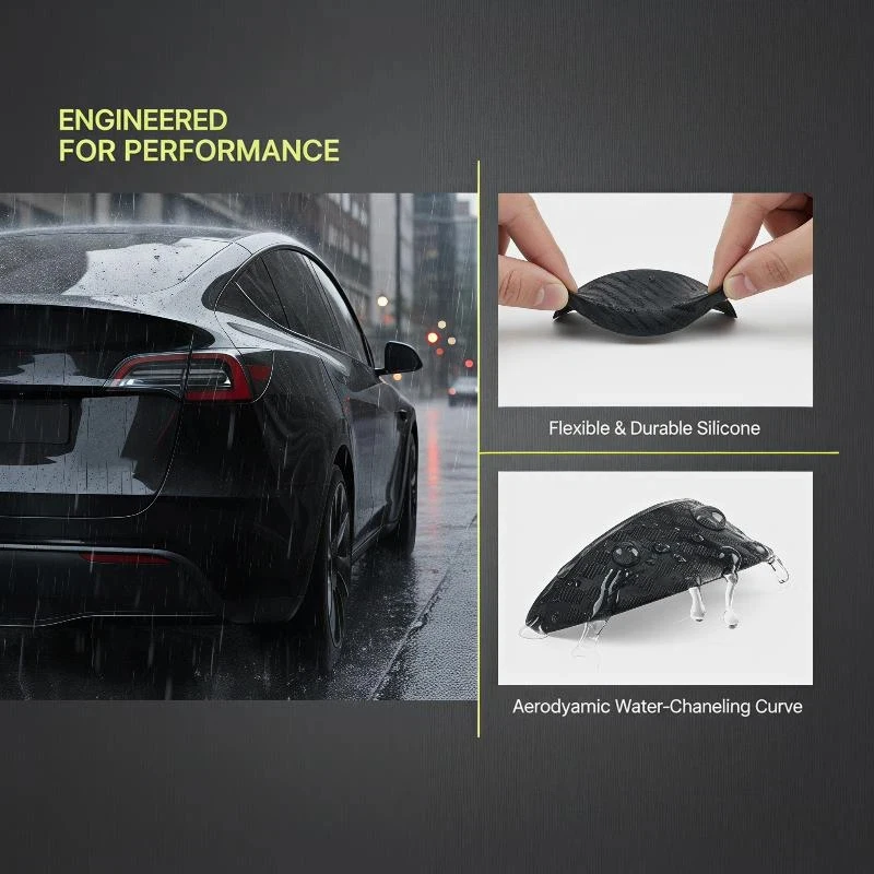 Car Rear View Camera Rain Visor Hood Waterproof Anti-Fog Sun Shade Protective Cover for Universal Car Backup Cameras