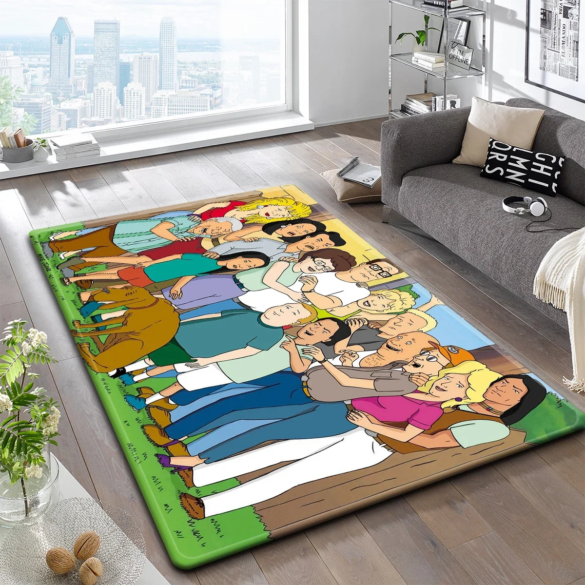 TV show Cartoon King of the H-Hill Carpet Kitchen MatEntrance Doormat Bedroom FloorDecoration LivingRoom Bathroom Anti-slip Rug