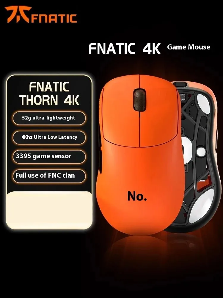 Imagem -02 - Pnatic Gear Oficial Lamzu Thorn 4k Edição Especial Mouse para Jogos sem Fio Envio Doméstico Genuíno