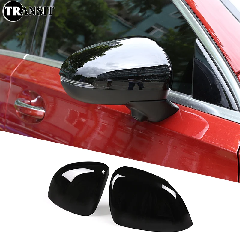 

LHD For Mercedes Benz A Class CLA W177 C118 2019-2021 Car Rearview Side Mirror Cover Sticker Cap Exterior Door Case Trim Black