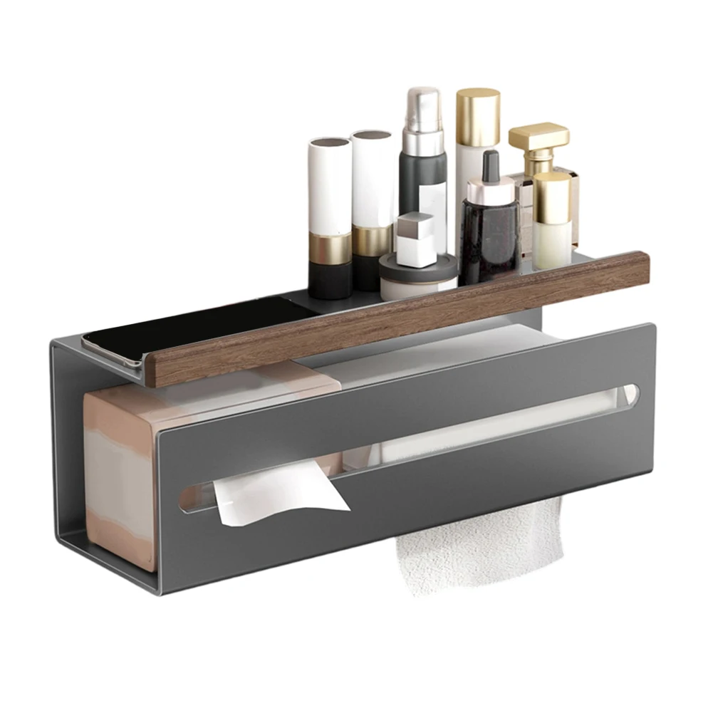 For Vanity Counter Bathroom Shelf Wall Mount Organizer Compact Design For Small Bathrooms Bathroom Organizer Space-saving Design
