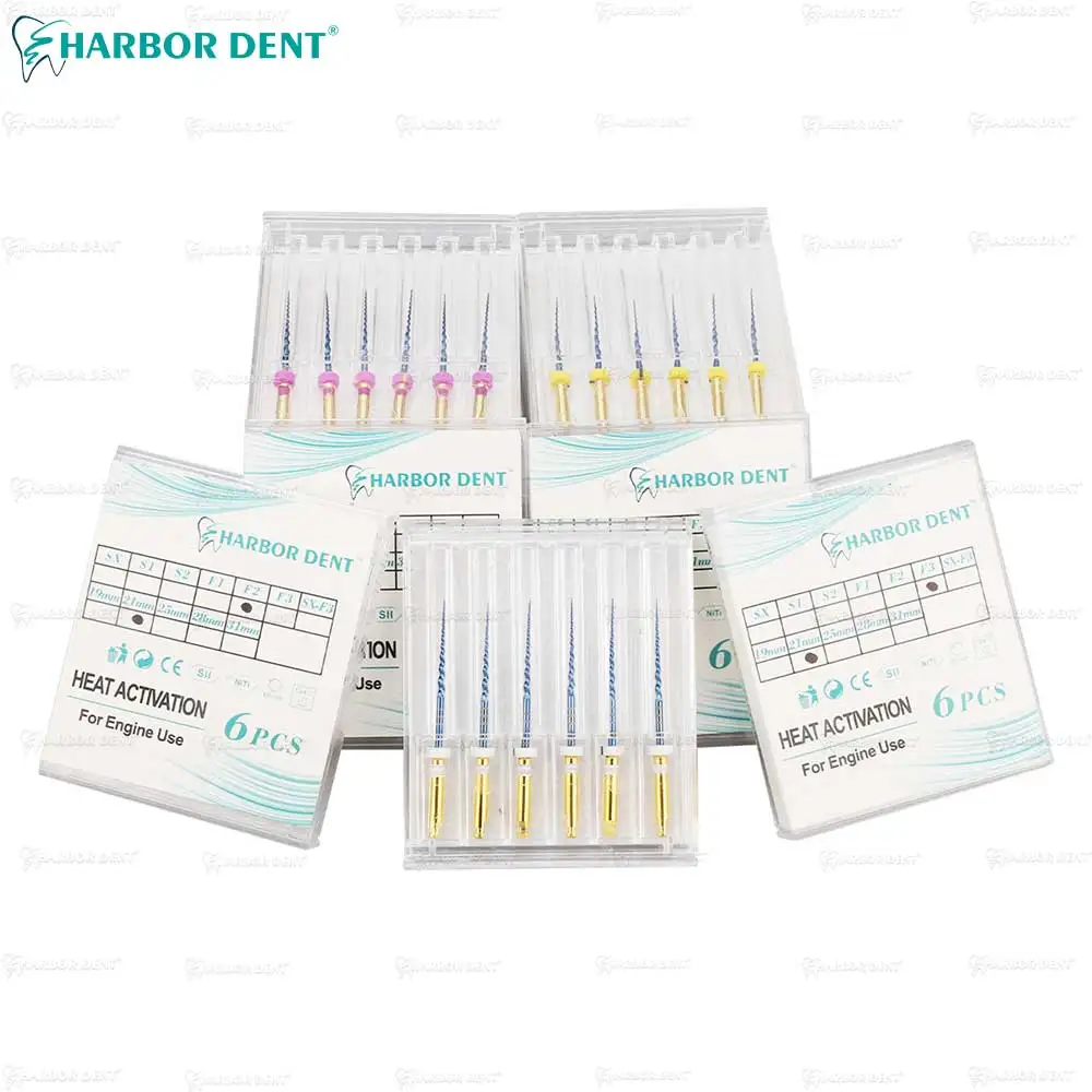 19/21/25mm Dental Heat Activated Canal Root Files Dentistry Tools Can Bend For Preparing Root Canal Treatment