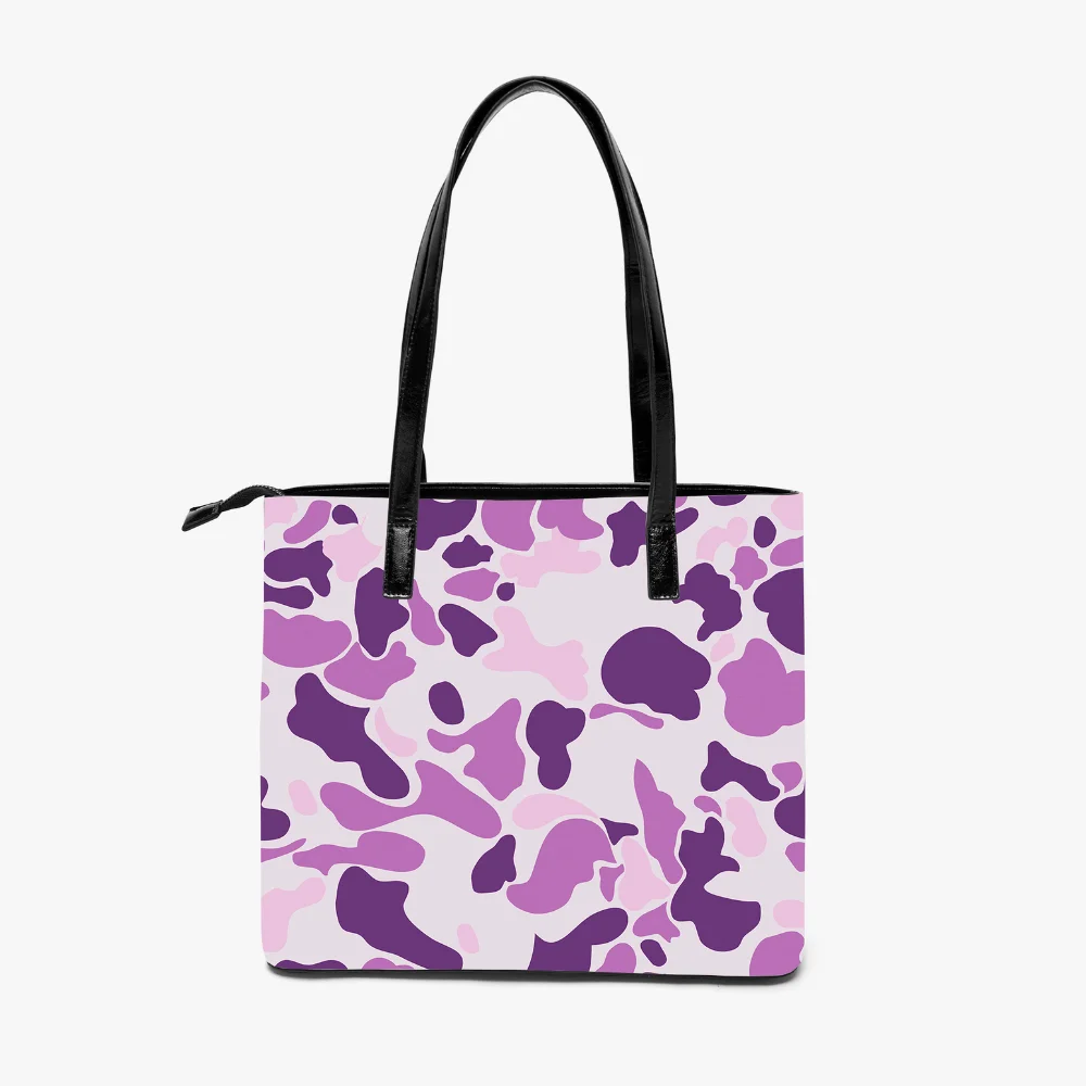 Customized Photo Pattern Text Women'S Handbag For Commuting And Portability Portable Makeup Bag Large-Capacity Pu Shoulder Bag