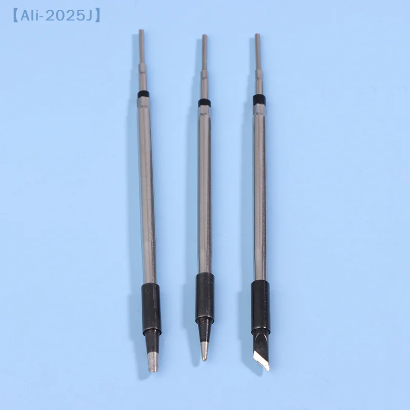 【J】Ceramic Heating Core Soldering Iron Tip Blade Tip Horseshoe Tip Round Pointed Stainless Steel Soldering Iron Tool Accessories