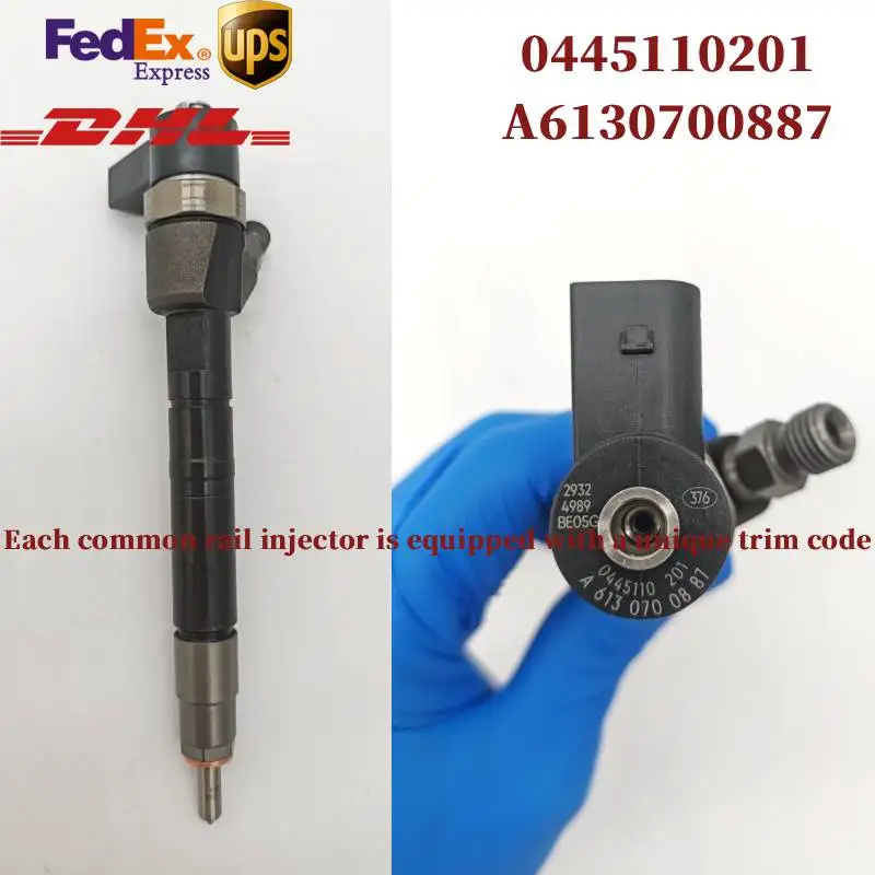 0445110201 0445110202 Diesel Fuel Injector Nozzle for Diesel Engine for Mercedes Benz MB A6130700887