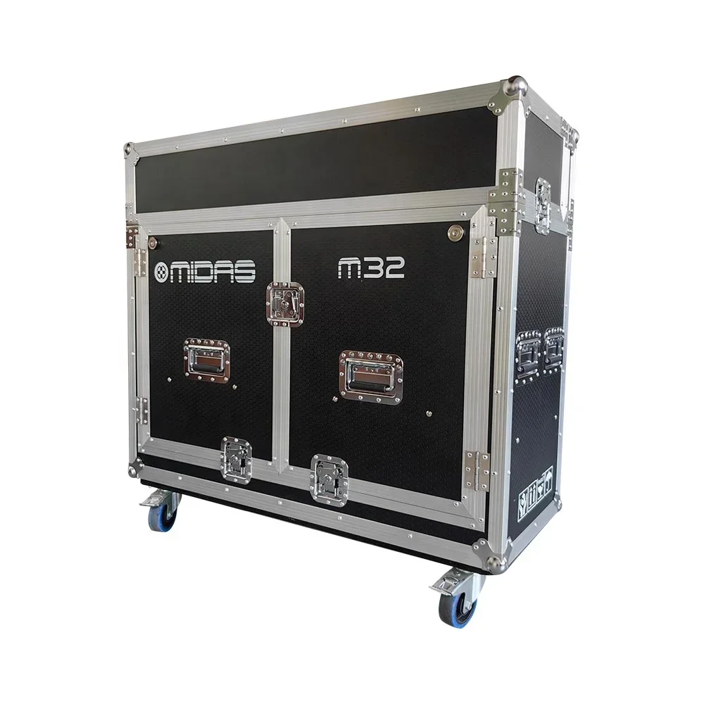 Customized Midas M32 Live Digital Mixer Hydraulic Flight Case Portable Outdoor Pa System Sound Equipment Flight Case