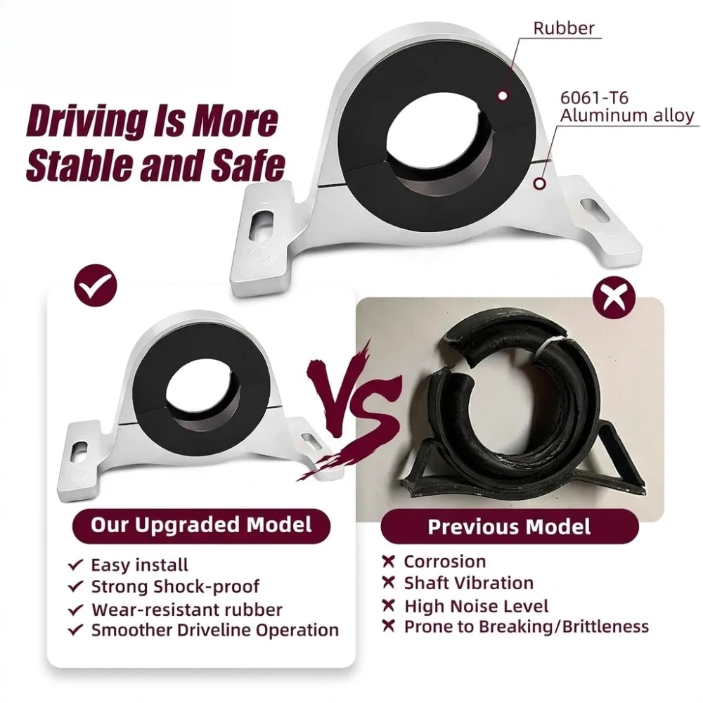 Center Bearing Support Solution Fit For 2015-UP Dodge Charger Challenger/Chrysler 300 3180-31 986-031 52123980AD 53010735AB