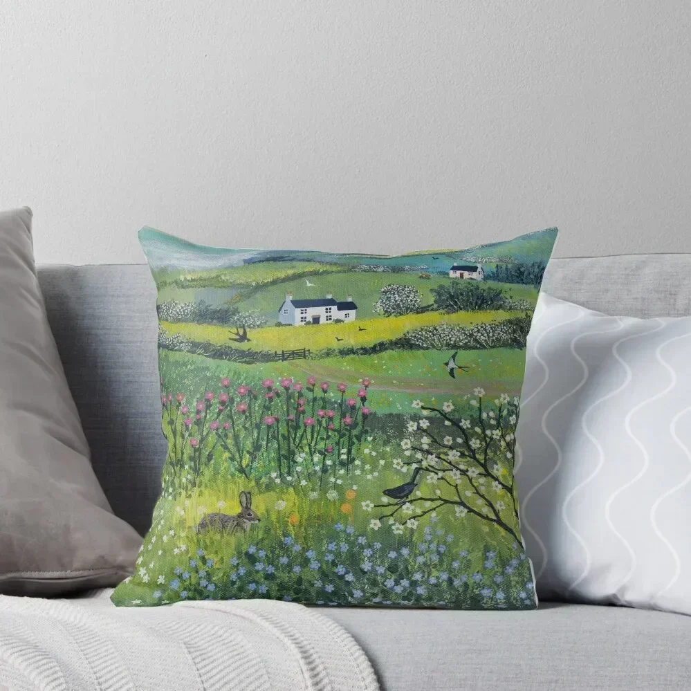 

Nestled in the Meadow Throw Pillow luxury decor covers for pillows Cushions For Children pillow