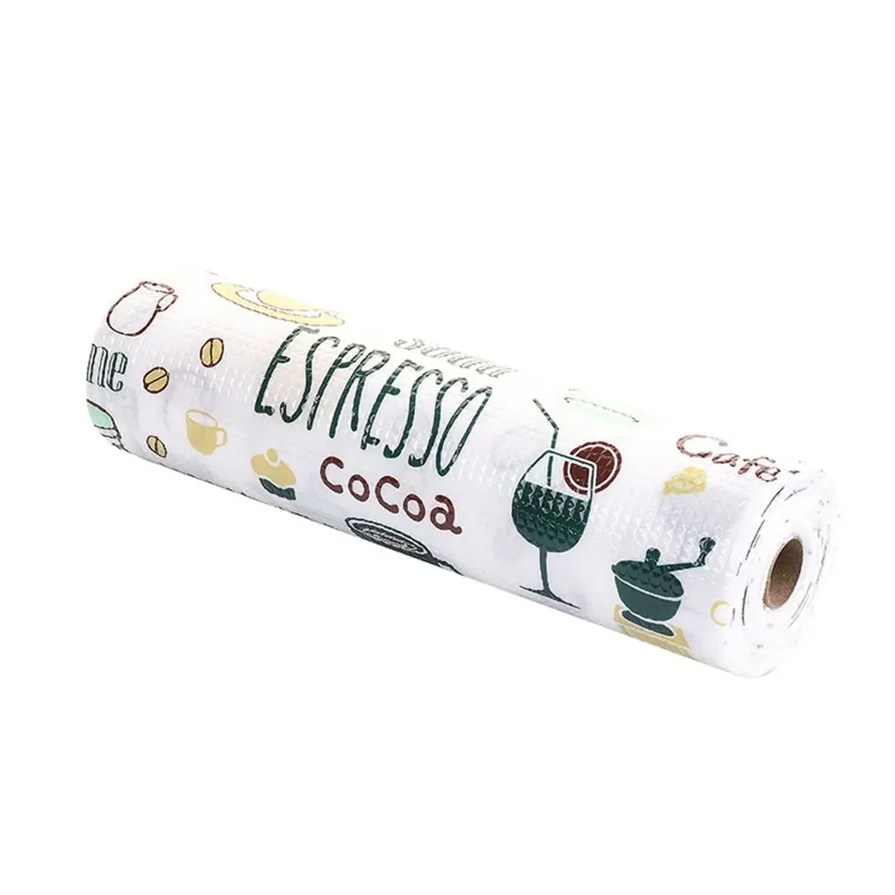 

1 Roll Oil-proof Closet Shelf Liners Drawer Mat Cupboards Cupboard Placemat Cabinet Mat Pad Paper Table Mat