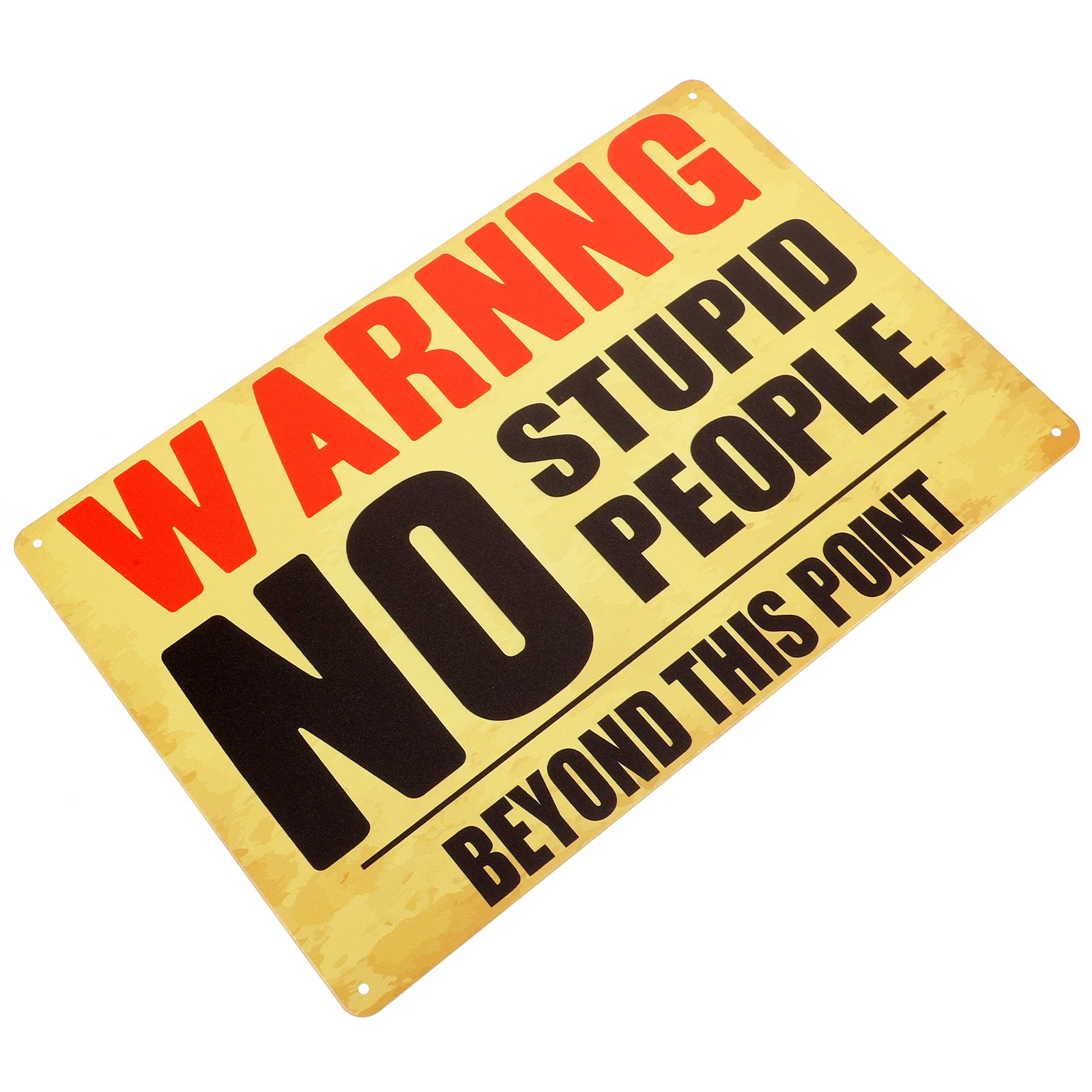 Garden Private Property Warning Iron Plate Decor Outdoor Retro Sign No Trespassing Metal Sign Large Letters Fade