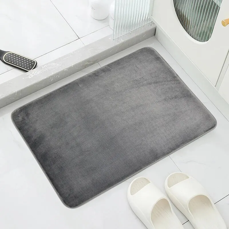 

Elegant Memory Foam Bath Mat: Non-Slip, Stain-Resistant, Soft Comfort, Home Decor Rug - Perfect for Bathroom, Bedroom, Kitchen