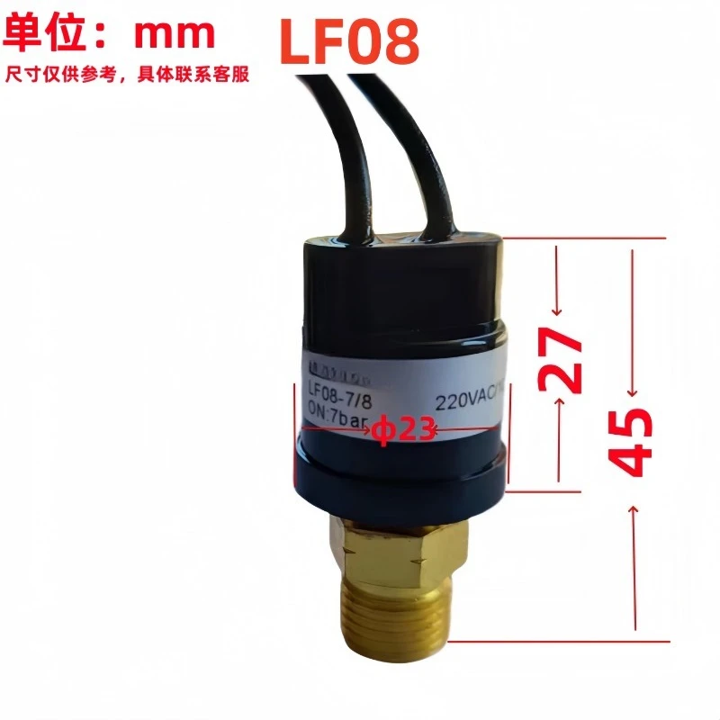 (Suitable for LEFOO pressure switch LF08A12-220V) Oil pressure and water pressure protection switch start stop controller
