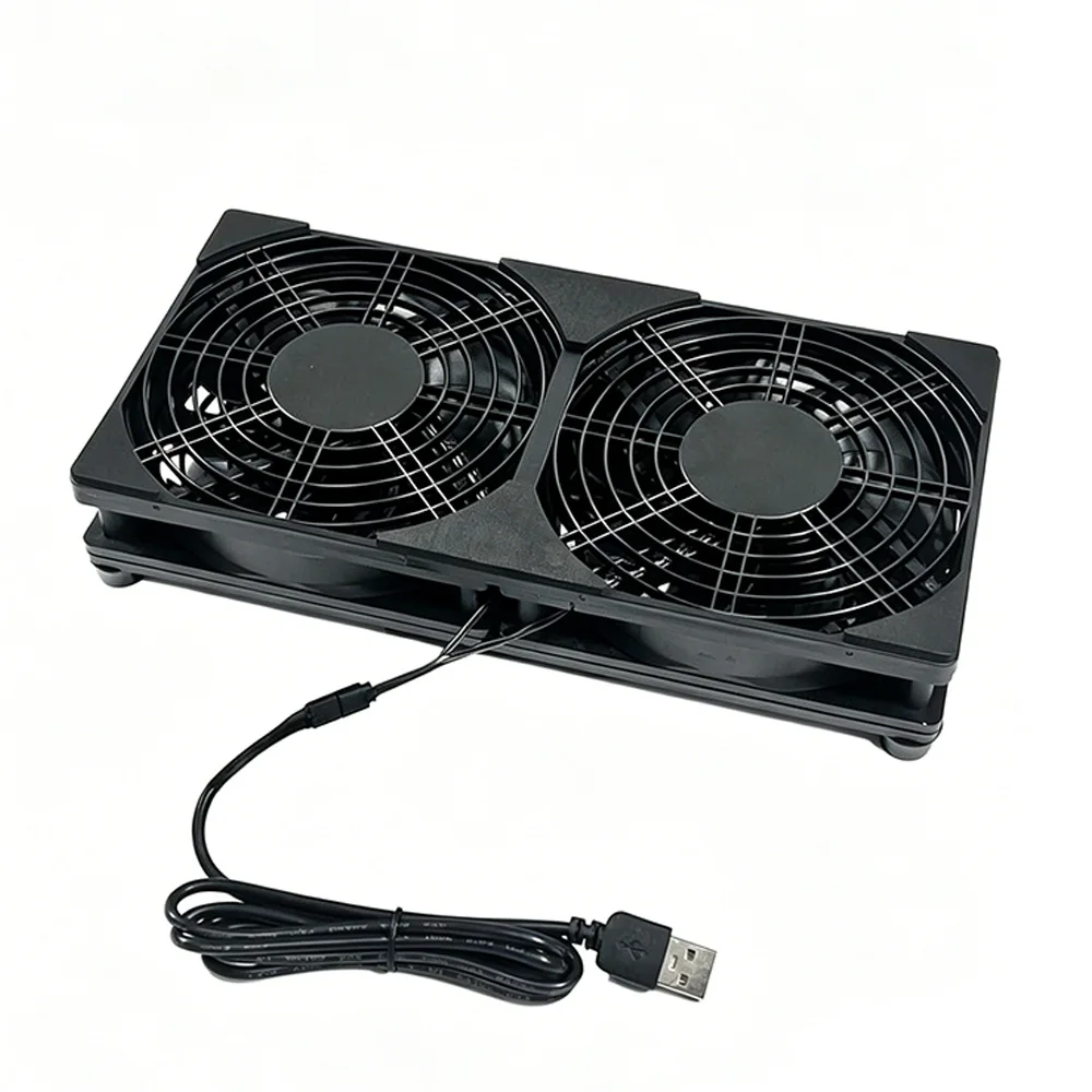 USB Router Cooling Fan Heat Sink for Routers Optical Modems Switches Laptops And Other Devices