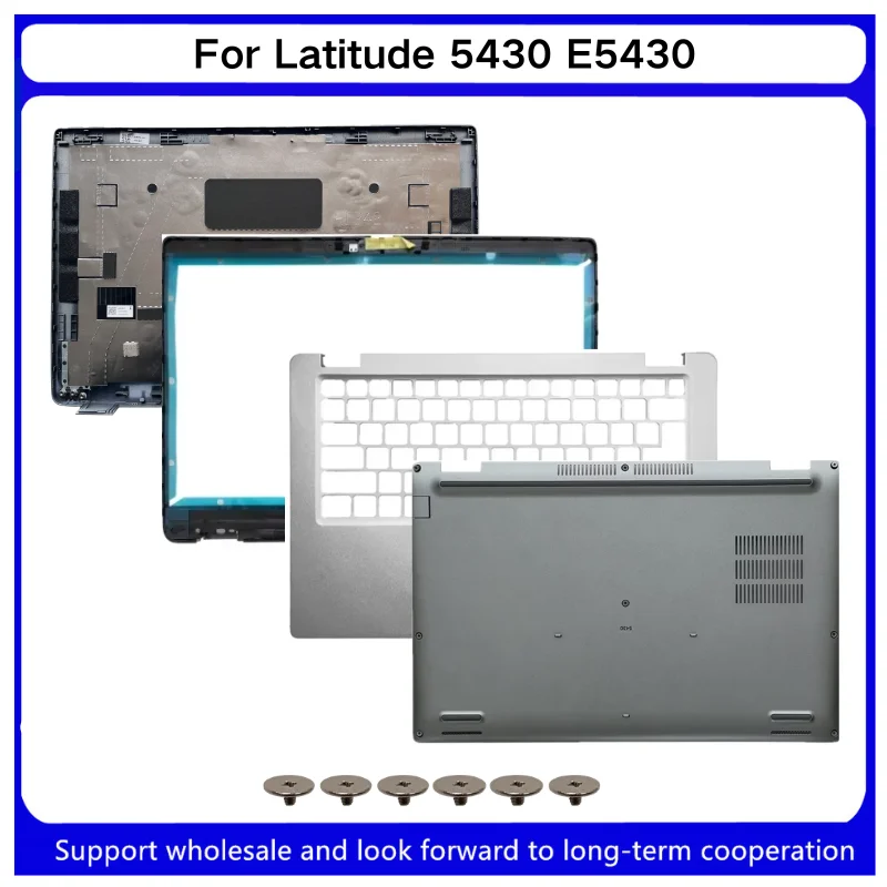 Novo para kailxuling latitude 5430 e5430 lcd capa traseira tampa traseira/lcd moldura frontal capa/estojo superior capa de apoio para as mãos/base inferior baixa