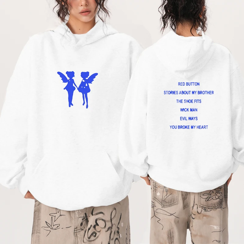 

Fashion Y2k Sweatshirt Unisex Drake For All the Dogs Album Double Sided printed oversized Hoodie Men women Fleece pullovers
