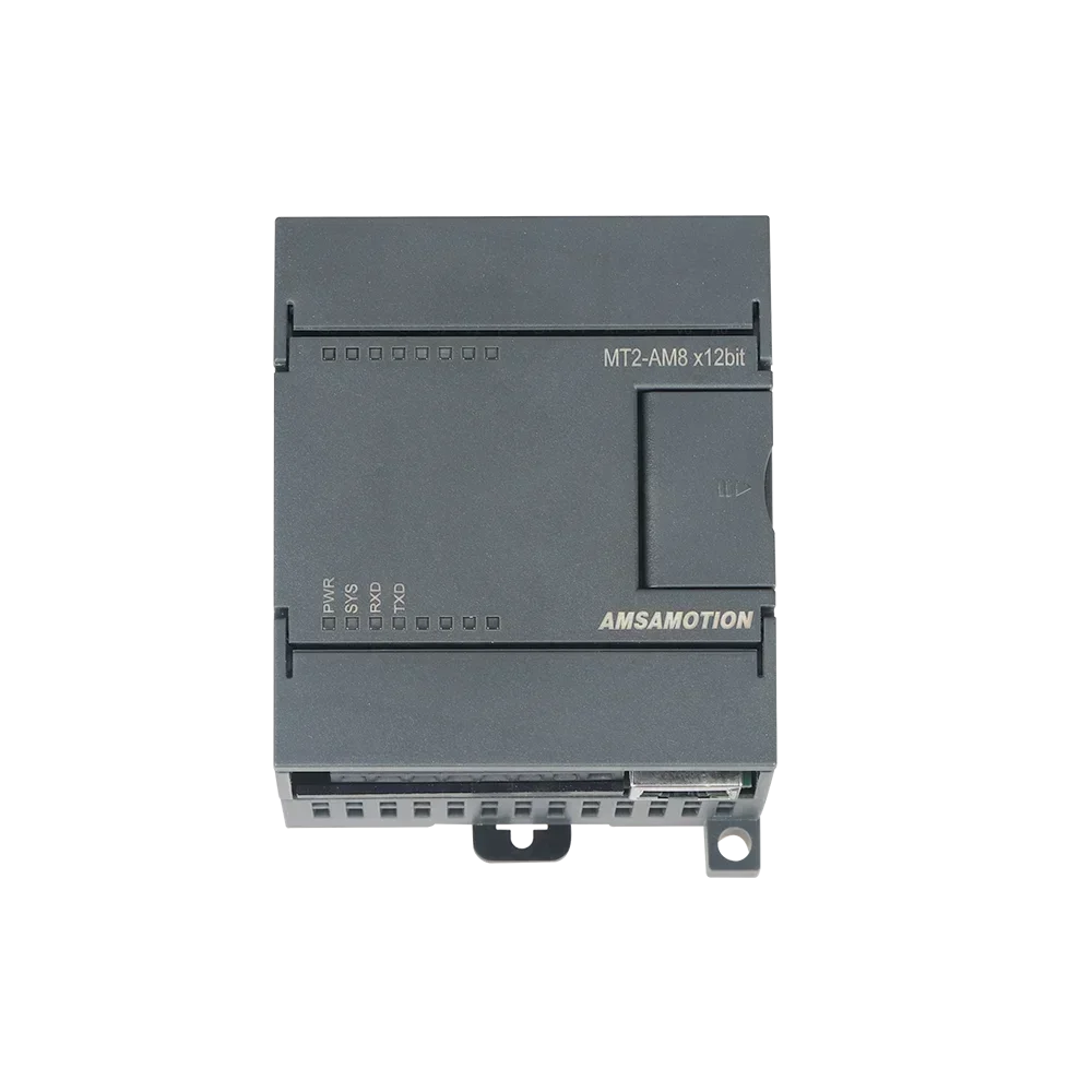 Amsamotion MT2-AM8 MT2-AE8 8AO PLC Acquisition Module Analog to Ethernet for S7 Modbus TCP RTU SMART200/300/1200/FX5U RS485 RJ45