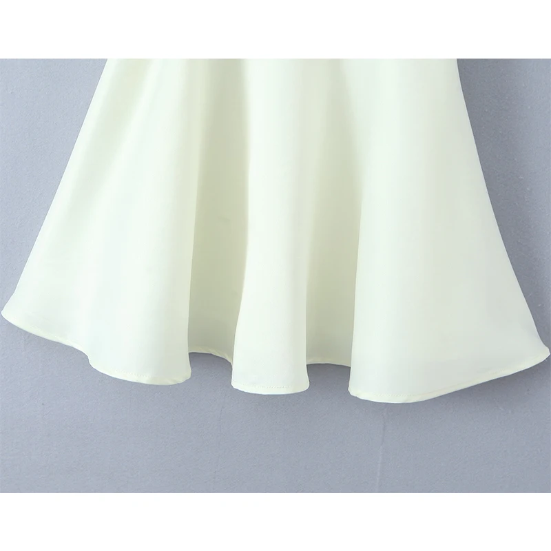 YENKYE-Robe corset en patchwork pour femmes, robe à bretelles avec nœud, belle fille, mince, ligne A, mini, élégante, sexy, robes douces, été, 2025