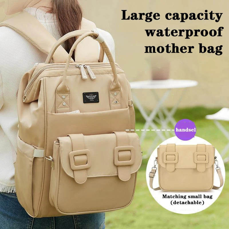 

Mummy Backpack Large Capacity Multi-functional Lightweight Diaper Bag for Mom Baby Outdoor Travel Shoulder Tote Nappy Bag Tote