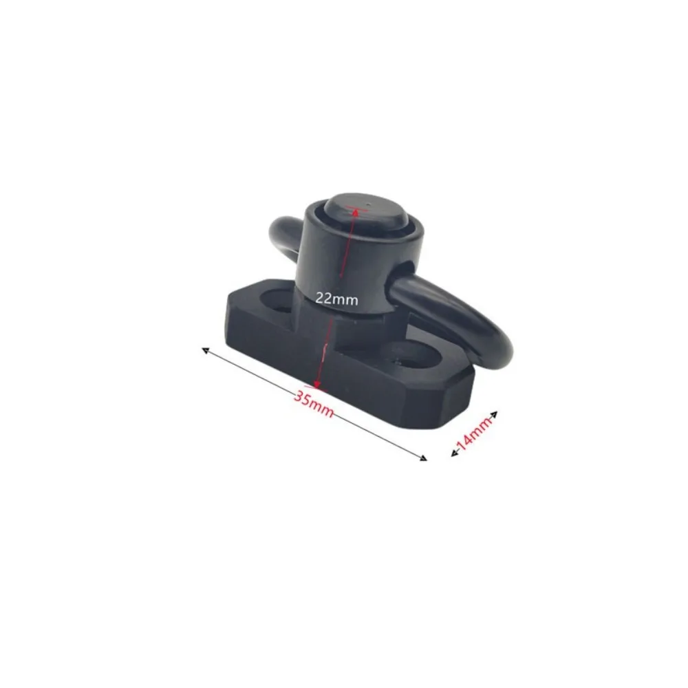 

Quick Release M-lok Strap Buckle Mlok Base QD Mlok Strap Buckle Floating