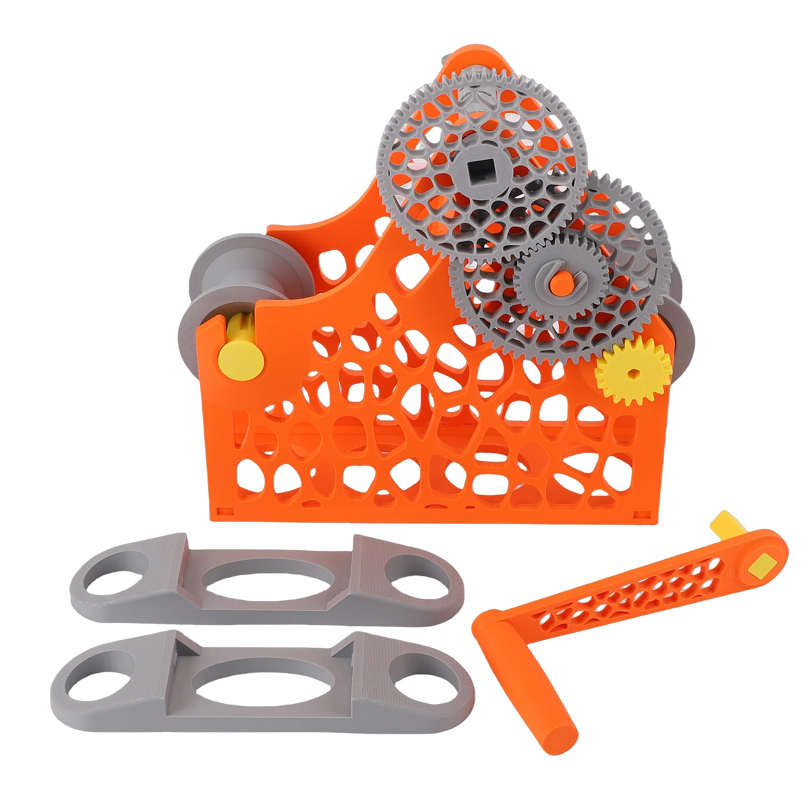 3D Printer Filament Respooler Hand Cranked 1kg Filament Rewinder Detachable Modular Design 3D Printer Spool Rewinder