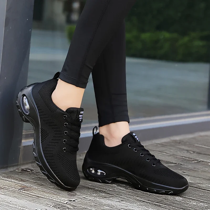 2023 New Sneakers Women Shoes Mesh Breathable Flat Anti-Slip Woman Sneaker Outdoor Trainer Female Zapatos De Mujer Sport Shoe