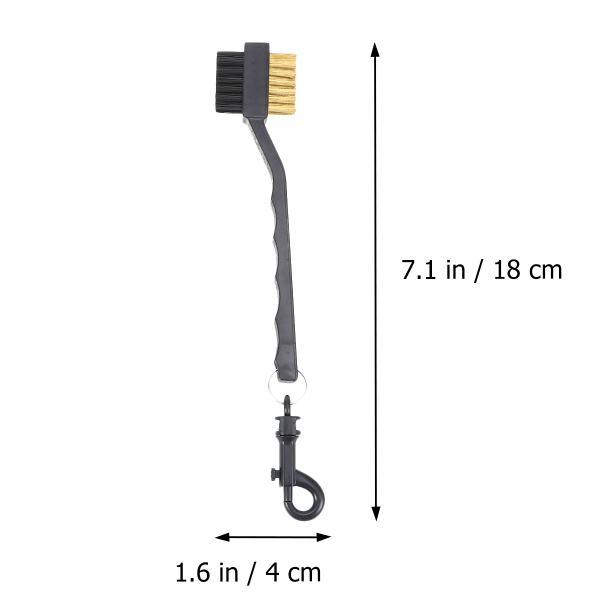 

5pcs Golf Club Cleaning Brush Dual Sided Groove Copper Bristle Lightweight Portable Accessories Perfect for Avid Golfer