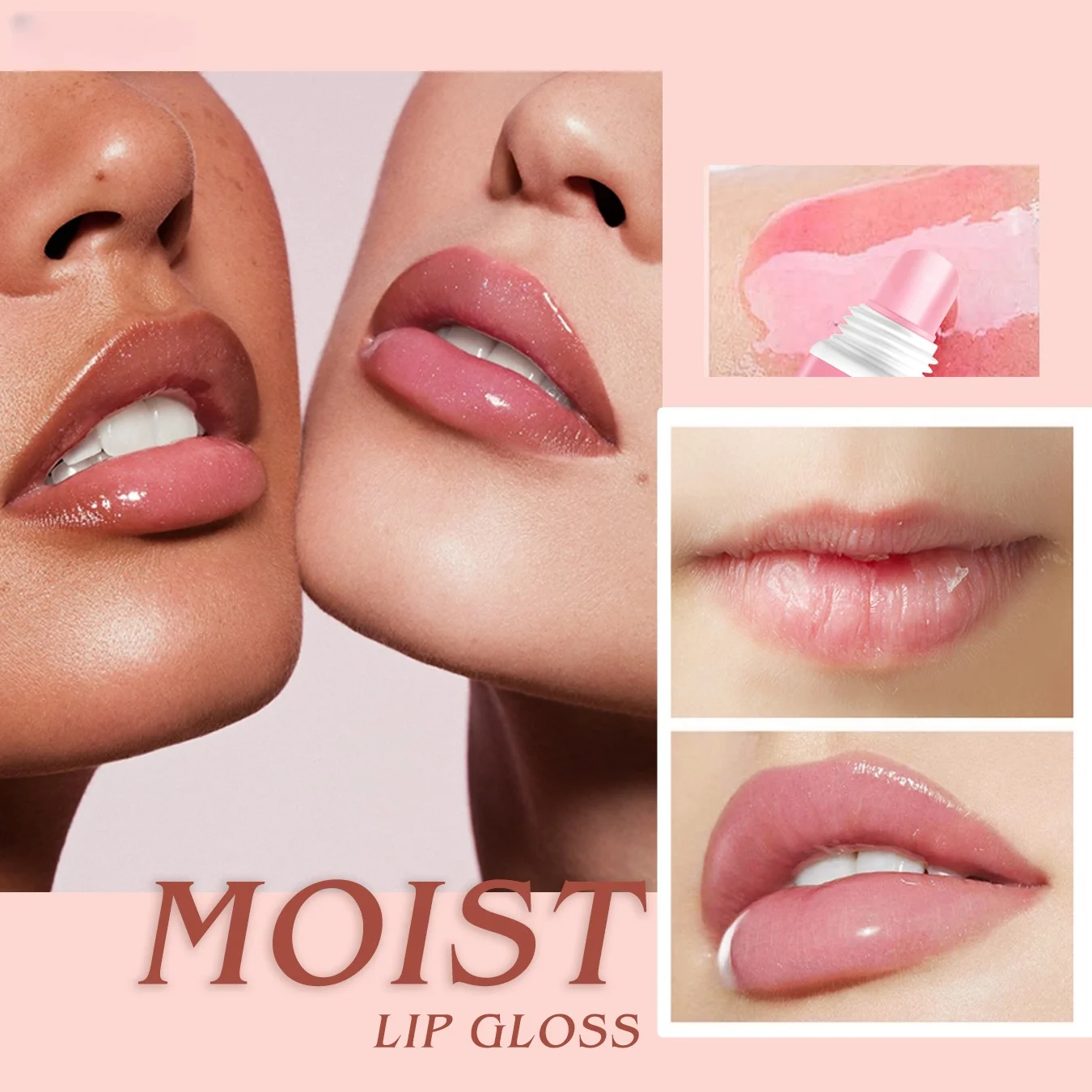 24PCS Flower and Fruit Lip Balm set moisturizes, improves lip condition and moisturizes Valentine\'s Day gift party gifts