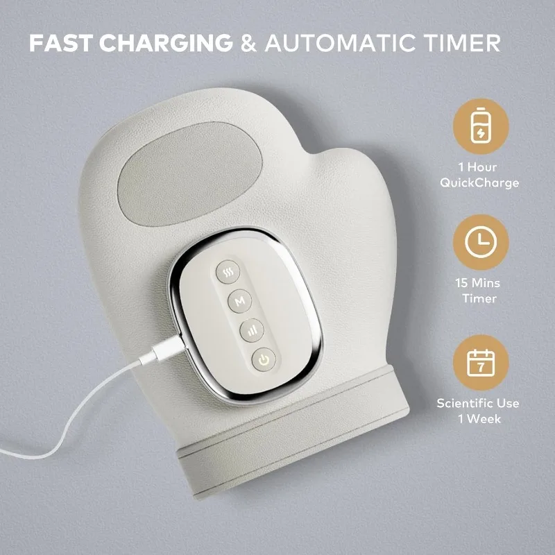 

Новый массажер для рук с подушкой безопасности, компрессионный палец, запястье, ладонь, массажная машина, вибрационная перчатка для расслабления мышц рук для мужчин и женщин