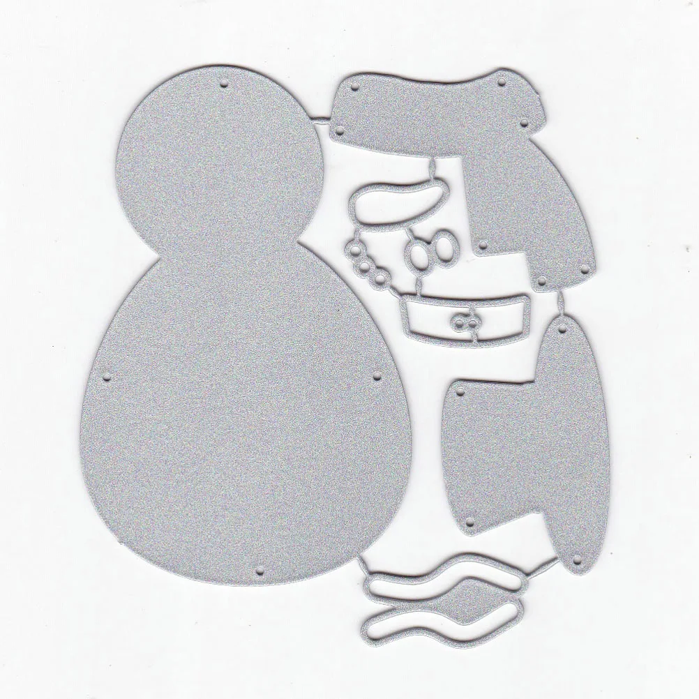 

Snowman Embossing Cutting Dies Carbon Steel Creative Metal Die Stencil for Scrapbooking Birthday Party Wedding Decor Craft