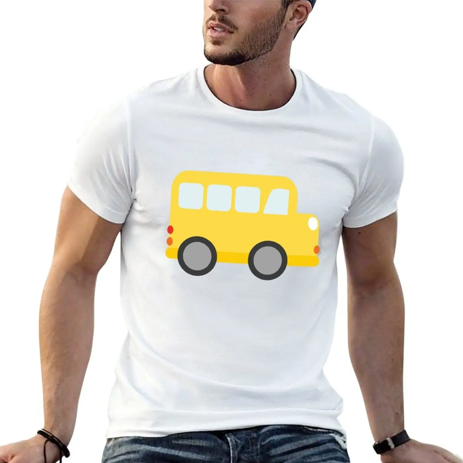 

Yellow Bus T-Shirt t shirt man cotton man t shirt designer T-Shirt