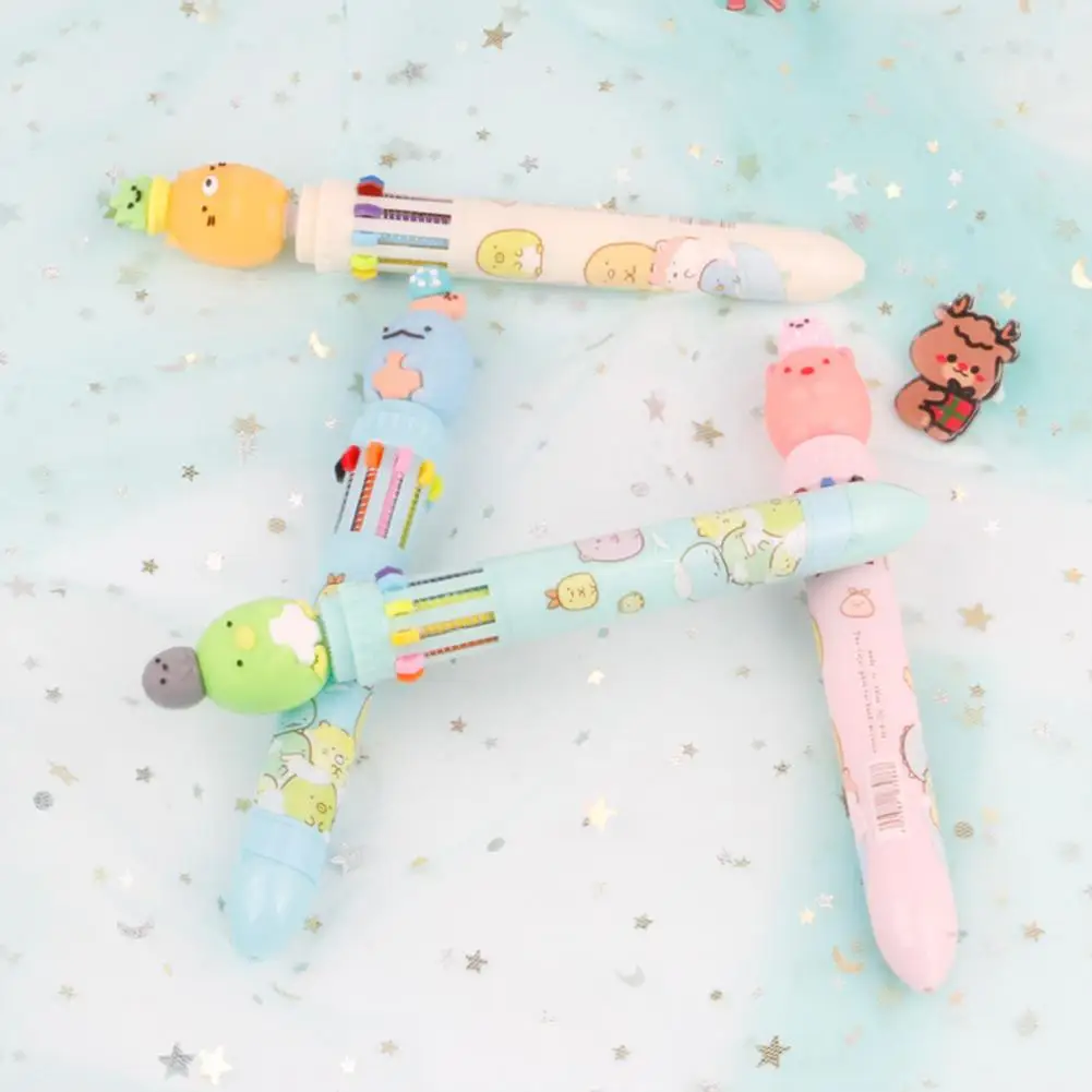 Smooth Writing Random Color Multicolor Ballpoint Pen Student Supplies