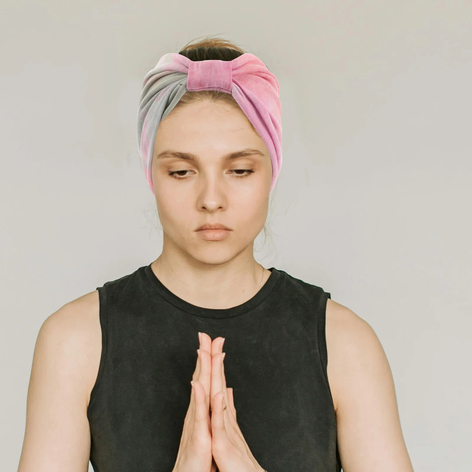 

Широкая повязка на голову в стиле бохо, эластичная нескользящая повязка для волос для тренировок для женщин, йога, бег, спортивные стильные повязки на голову в стиле бохо с принтом в стиле ретро для женщин