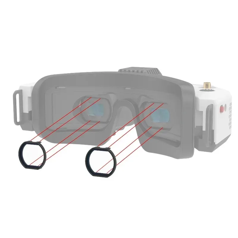 HDZero Goggle 2 FPV HD gafas de transmisión de vídeo Digital lentes personalizados de baja latencia para RC Dron de carreras con visión en primera persona