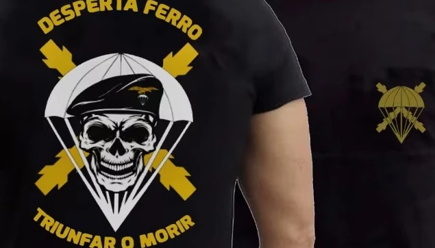 

BRIPAC Paratroopers Brigade Spanish Military Men T-Shirt Short Sleeve Casual 100% Cotton Shirt