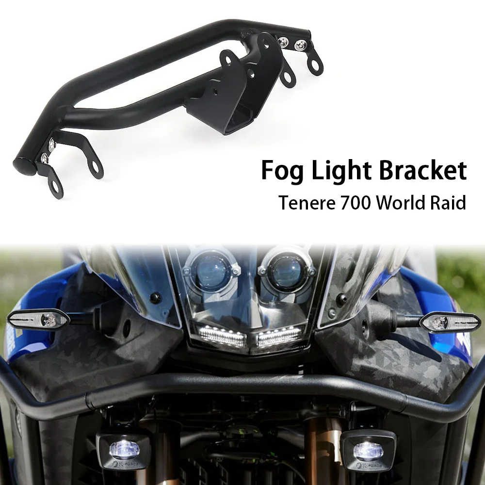 

Mount Bracket Bar Fog Lamp Holder Front Crash Bar Guard For Yamaha Tenere700 Tenere TENERE 700 World Raid 2022 2023 LED Light