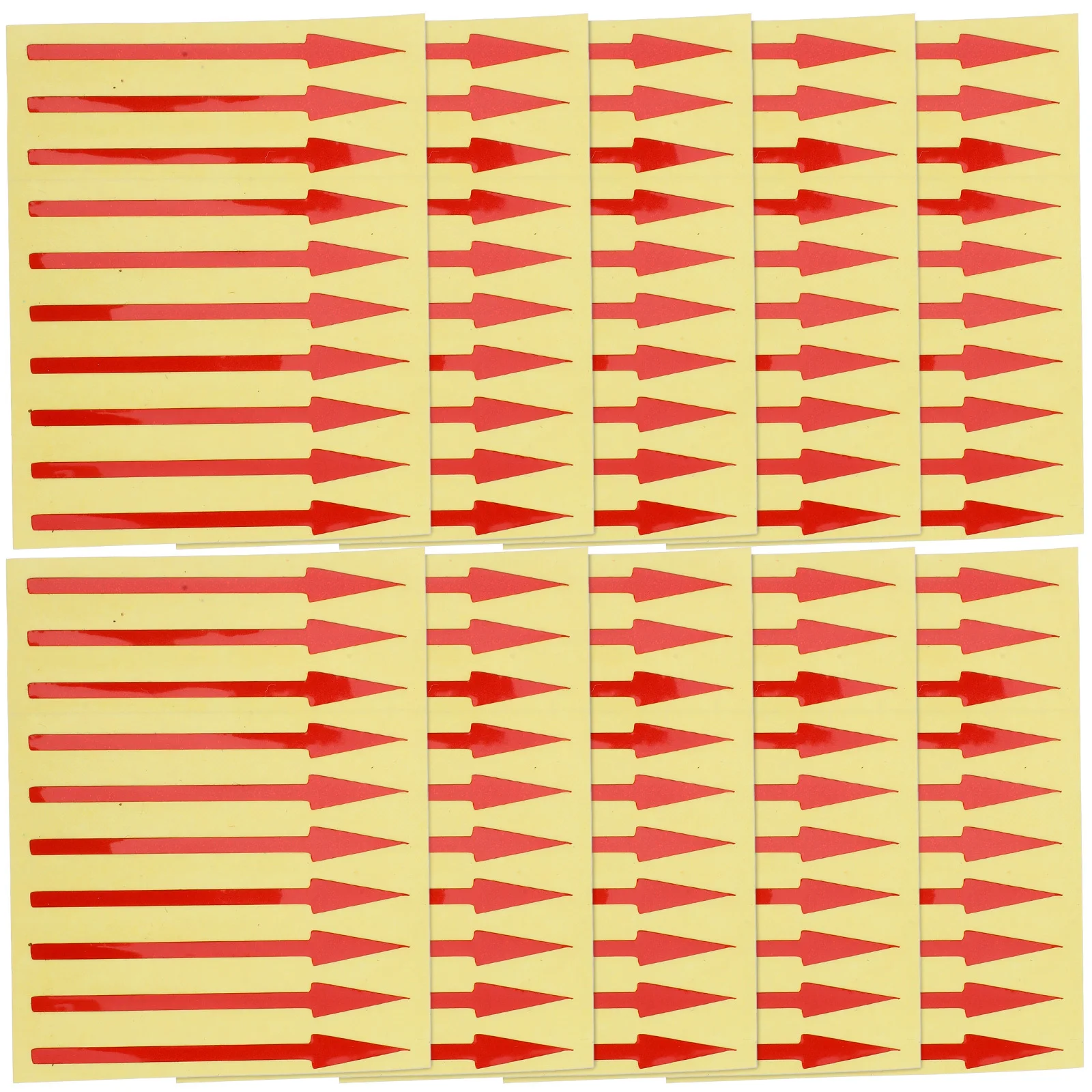 Autocollants de flèche de manomètre, 100 pièces, adhésif étanche pour tableau de bord, marque autocollante directionnelle pour Indication de flèche