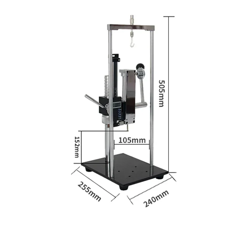 AST Manual Compression Test Stand, Screw-driven Tensile and Compression Test Stand designed for mounting push-pull force gauges