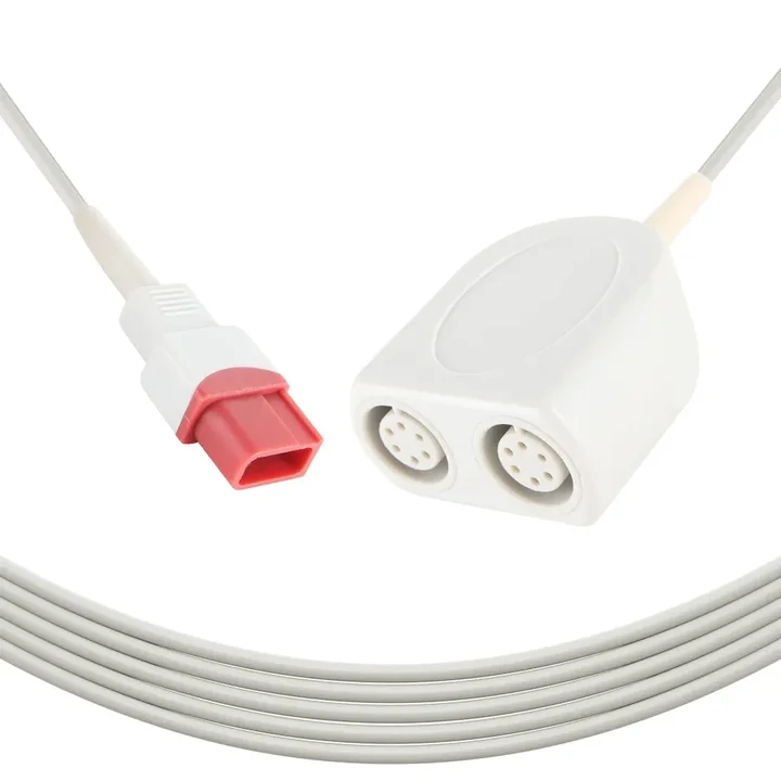 

Y-образный разветвитель IBP-кабель для инвазивного монитора артериального давления SpaceLabs (переходник с двойным выводом пациента)