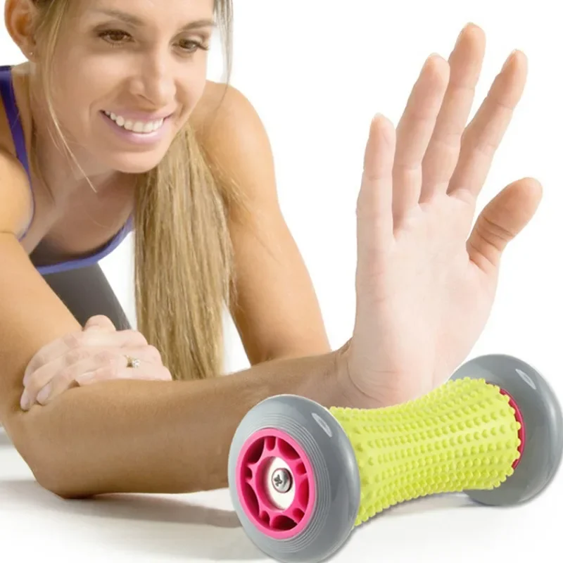 Yoga Massage Roller for Hand and Foot Muscle Relaxation, Multifunctional Wolf Tooth Meridian Massage Roller