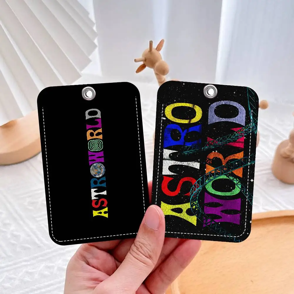 

Брелок-чехол для карты доступа/ключа лифта с милым мультяшным дизайном T-Travis S-Scott A-Astroworld, подарочный брелок