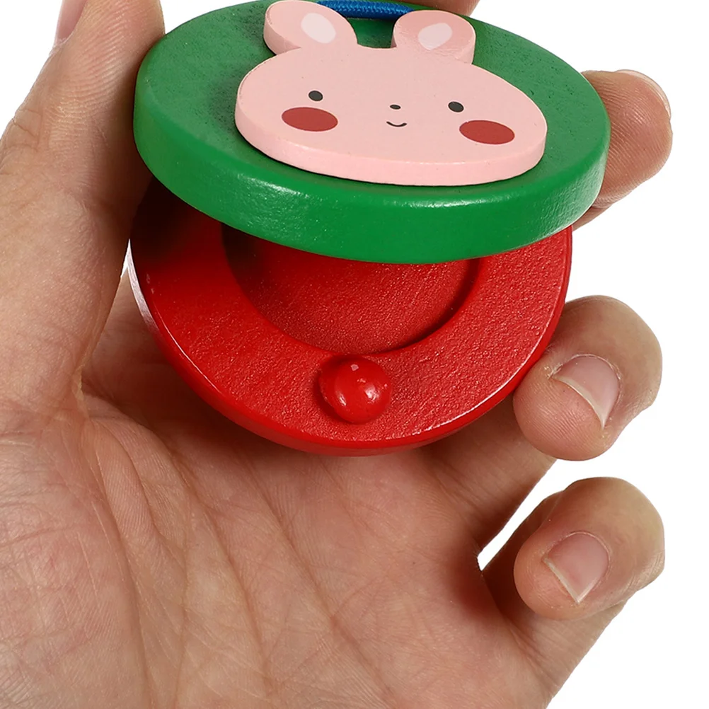 

6Pcs Cartoon Castanets Kids Orff Instrument Educational Musical Aid Concentration Development Children Castanet