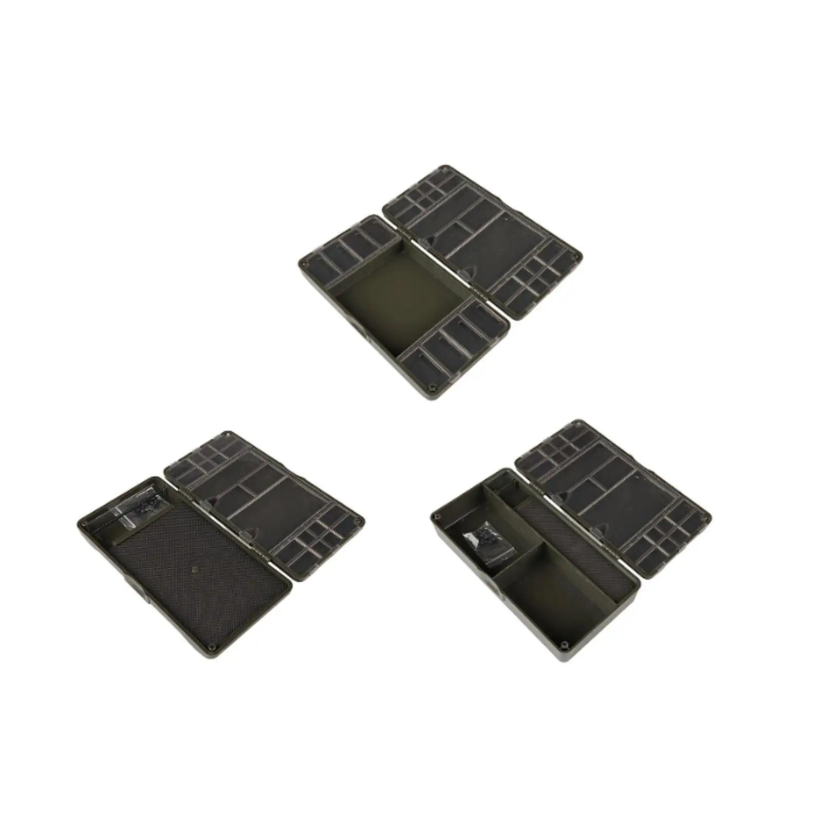 Fly Fishing Tackle Box Fishing Box for Freshwater Saltwater Hooks Jigs Hooks