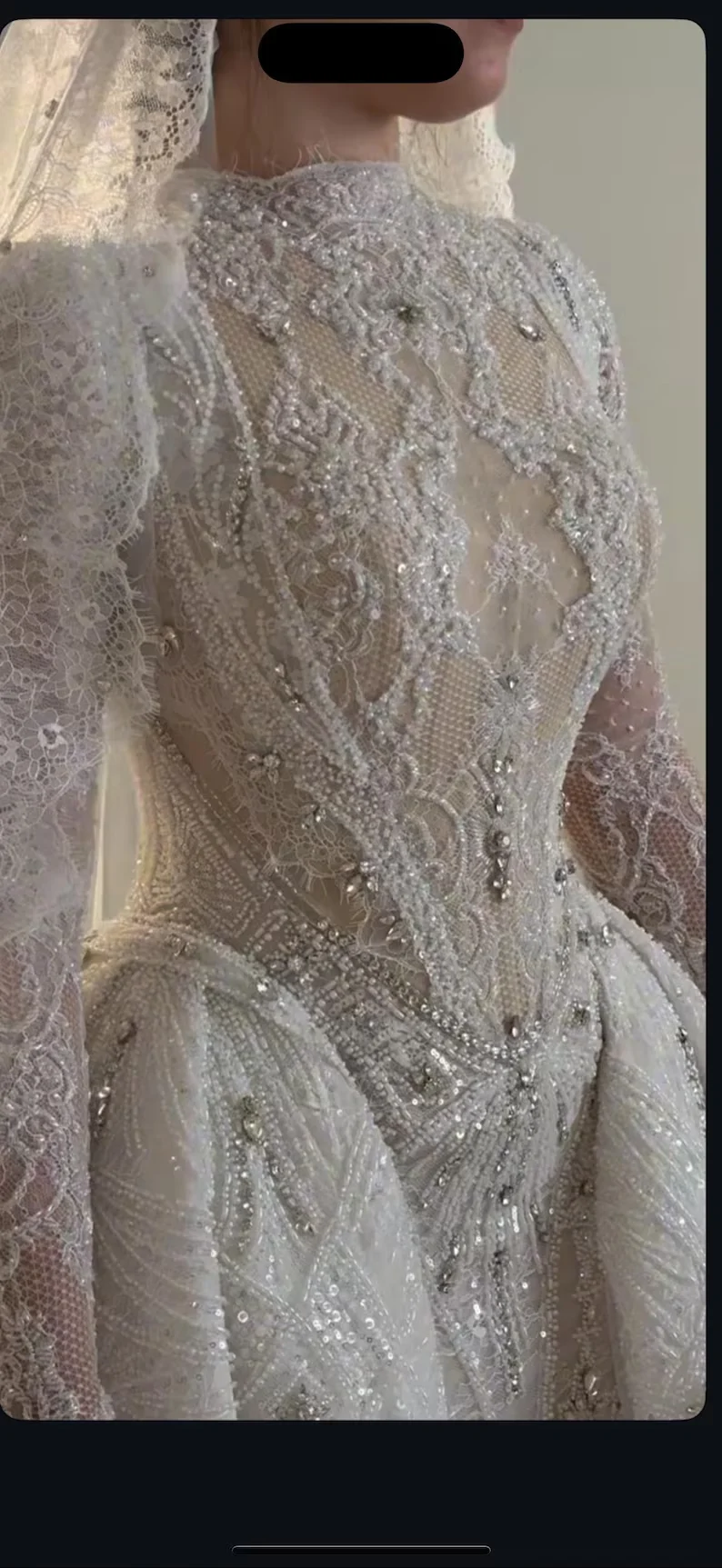 Autocollants personnalisés pour robe de mariée en dentelle, paillettes de mariage, broderie de perles de mariage, élégance et noblesse en cristal, dernière collection 2025