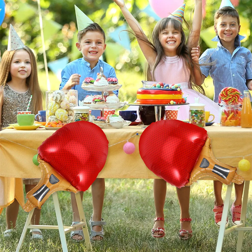 

3Pcs Inflatable Table Tennis Racket Balloons Leakresistant Sports Party Decorations for Outdoor Birthdays Sports Theme Supplies