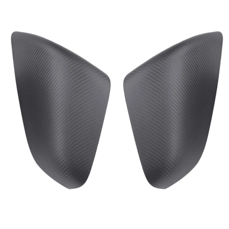 

Matte Rear-View Mirror Protective Cover for Tesla Model 3 Exterior Modification with Real Carbon Fiber Side-View Mirror