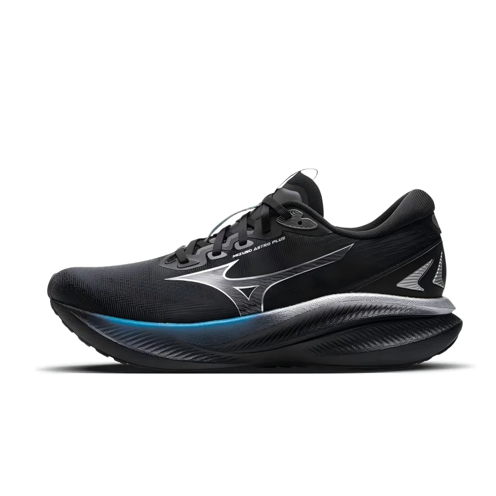 Mizuno ASTROPLUS 2 Unisex Low-Top Running Shoes  Black, Shock-Absorbing Midsole, Breathable & Lightweight Comfort D1GH251108