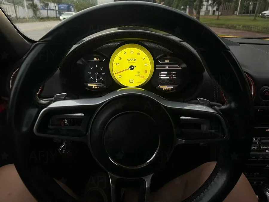 

Linux System LCD Instrument Panel Cluster For Porsche 987 Boxster Cayman 2005-2012 Digital Dashboard Speedometer Virtual Cockpit