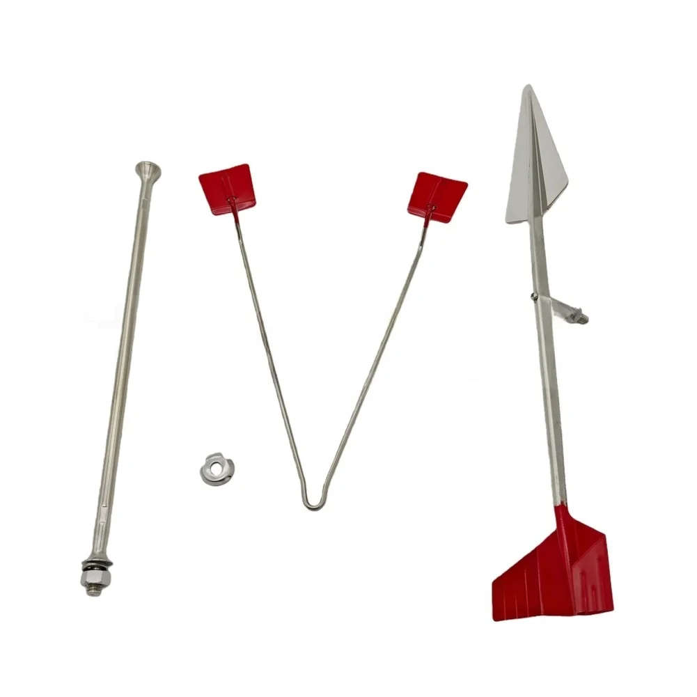 For Boat Docking Stainless Steel Weathervane Easy Install Yacht Accessories Weatherproof Saltwater Exposure Resistant