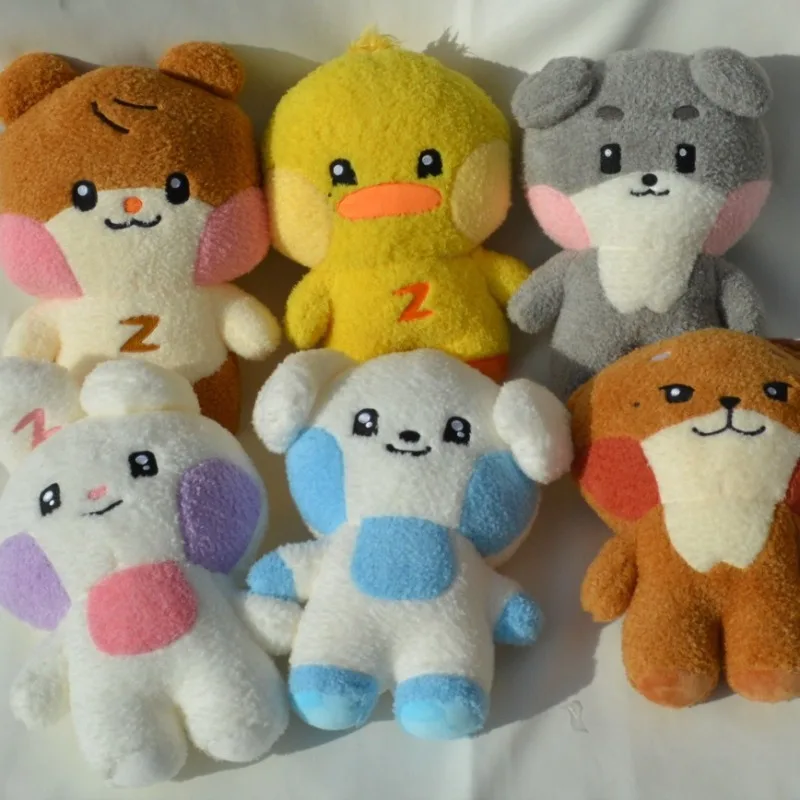 Jouets en peluche Kpop ZB1 pour enfants, dessin animé kawaii, animal, beurre, coussin mignon, décoration de chambre coréenne, cadeaux de Noël